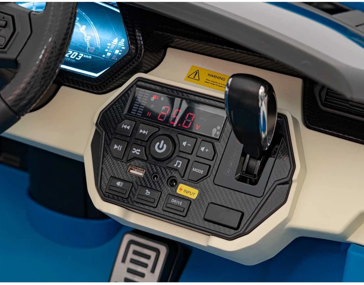 Електромобіль для дітей Lamborghini Sian синій PA.QLS-6988.NIE (5903864943078) - зображення 5