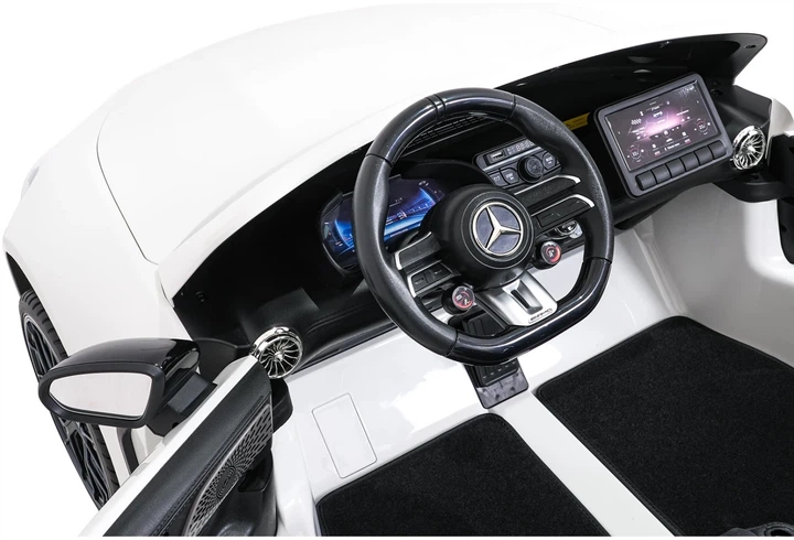 Електромобіль для дітей Mercedes Benz GT63 AMG білий PA.DK-GT63.BIA (5903864960938) - зображення 8