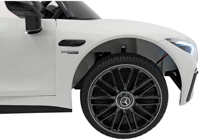 Електромобіль для дітей Mercedes Benz AMG SL63 білий PA.DK-SL63.BIA (5903864940466) - зображення 9