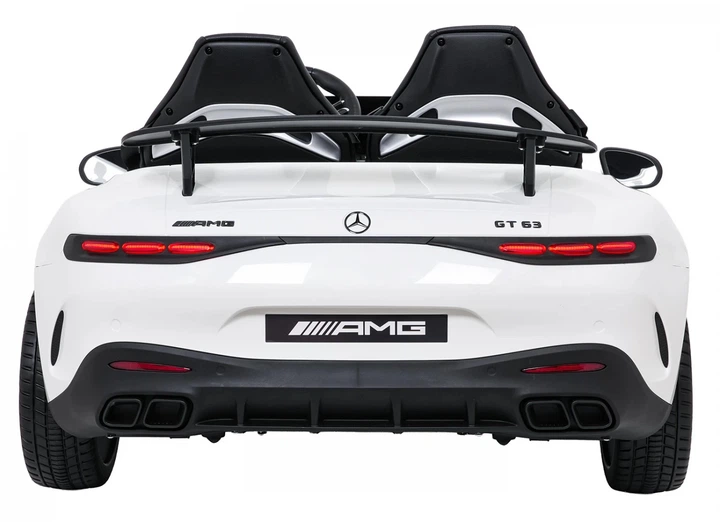 Електромобіль для дітей Mercedes Benz GT63 AMG білий PA.DK-GT63.BIA (5903864960938) - зображення 18