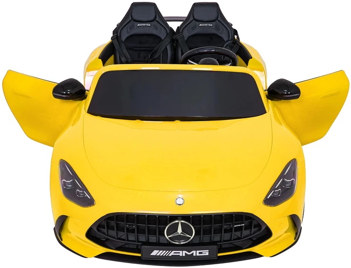Електромобіль для дітей Mercedes Benz GT63 AMG жовтий PA.DK-GT63.ZOL (5903864960976) - зображення 4
