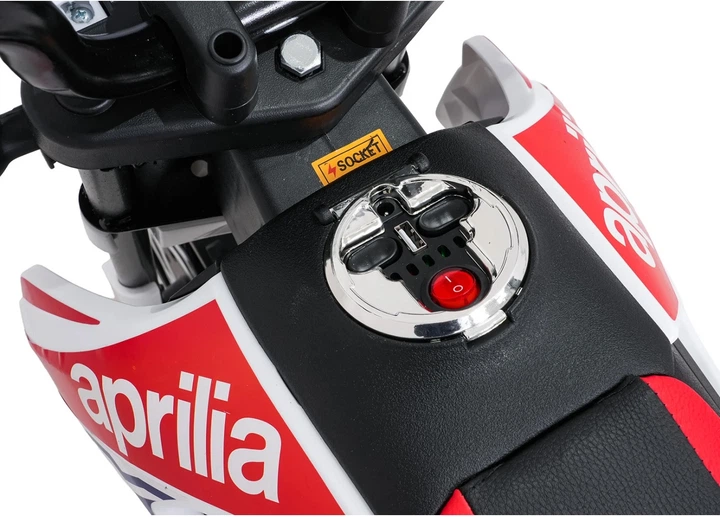 Електромотоцикл для дітей Aprilia RX білий PA.S317.BIA (5903864979893) - зображення 6