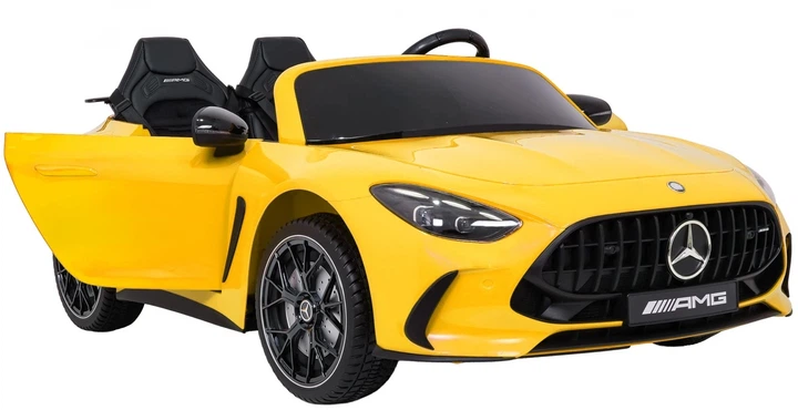 Електромобіль для дітей Mercedes Benz GT63 AMG жовтий PA.DK-GT63.ZOL (5903864960976) - зображення 15