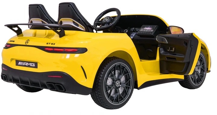 Електромобіль для дітей Mercedes Benz GT63 AMG жовтий PA.DK-GT63.ZOL (5903864960976) - зображення 20