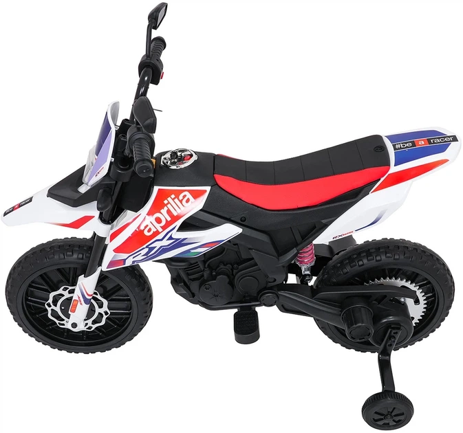 Електромотоцикл для дітей Aprilia RX білий PA.S317.BIA (5903864979893) - зображення 16
