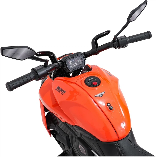 Електромотоцикл для дітей Ducati Diavel x Bentley оранжевий PA.XMX-656.POM (5903864961409) - зображення 6