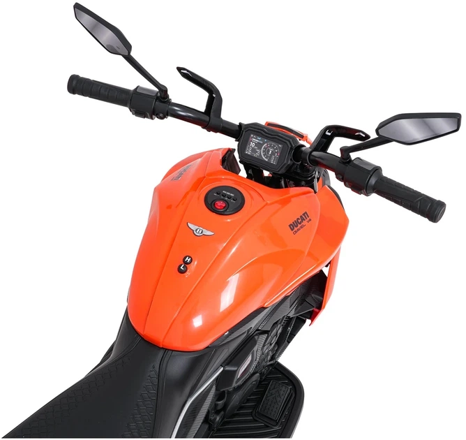 Електромотоцикл для дітей Ducati Diavel x Bentley оранжевий PA.XMX-656.POM (5903864961409) - зображення 7