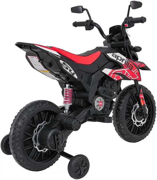 Електромотоцикл для дітей Aprilia RX червоний PA.S317.CR (5903864979909) - зображення 17