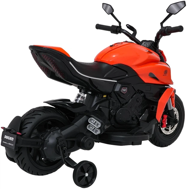 Електромотоцикл для дітей Ducati Diavel x Bentley оранжевий PA.XMX-656.POM (5903864961409) - зображення 19