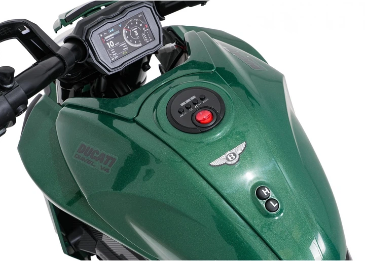 Електромотоцикл для дітей Ducati Diavel x Bentley зелений PA.XMX-656.ZIE (5903864961393) - зображення 9