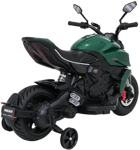 Електромотоцикл для дітей Ducati Diavel x Bentley зелений PA.XMX-656.ZIE (5903864961393) - зображення 19