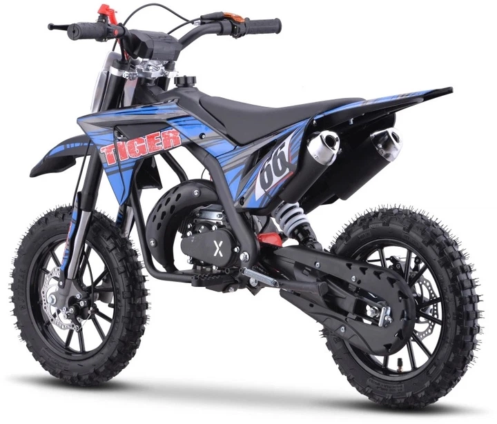 Мотоцикл 49CC Tiger бензиновий синій PSP.DB712.NIE (5903864984057) - зображення 10