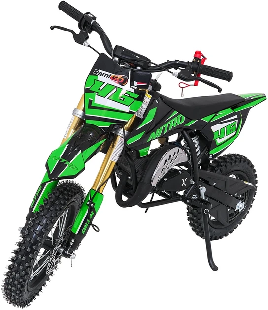 Мотоцикл Nitro 60CC бензиновий зелений PSP.DBH01.ZIE (5903864960419) - зображення 4