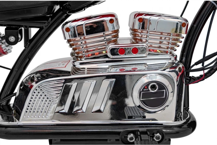 Motorek elektryczny dla dzieci Chopper Warrior Czarny PA.XB-1058.CZ (5903864944570) - Zdjęcie 8 Motorek elektryczny dla dzieci Chopper Warrior Czarny PA.XB-1058.CZ (5903864944570) - obraz 8