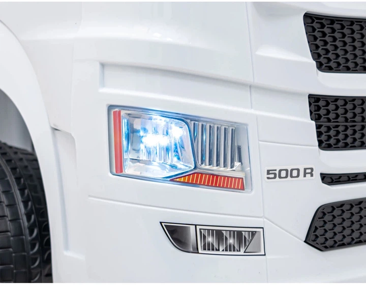 Ciężarówka lektryczny dla dzieci Scania R-Serie Biały PA.HL698.BIA (5903864944488) - Zdjęcie 4 Ciężarówka lektryczny dla dzieci Scania R-Serie Biały PA.HL698.BIA (5903864944488) - obraz 4