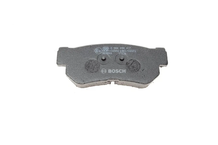 Комплект гальмівних колодок BOSCH 0986494417 Hyundai Sonata, Elantra, Santa Fe, Tucson; KIA Magentis, Sportage; SsangYong Korando 5830226A30, S583022HA00, 5830226A10 - изображение 3