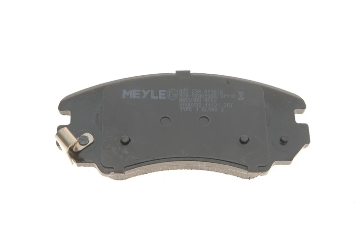 Колодки гальмові MEYLE 025 238 9116/W KIA Sportage, Magentis, Soul; SsangYong Korando; Hyundai Tucson, Sonata, Elantra, Coupe 581012CA10, 581012CA20, 581012EA10 - зображення 2