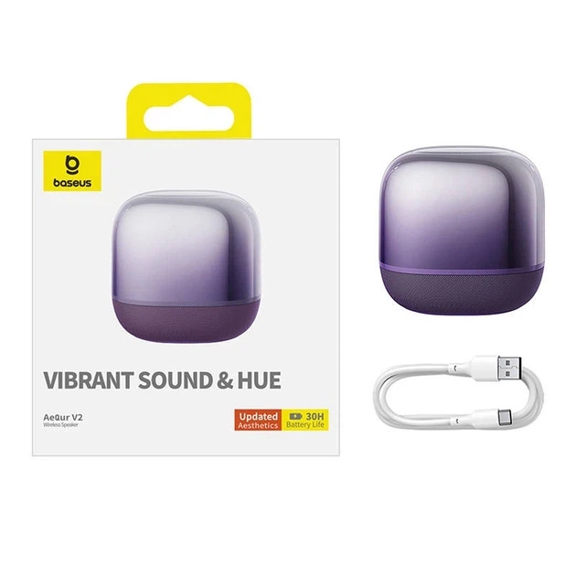 Колонка BT Baseus AeQur V2 (Purple) - зображення 6