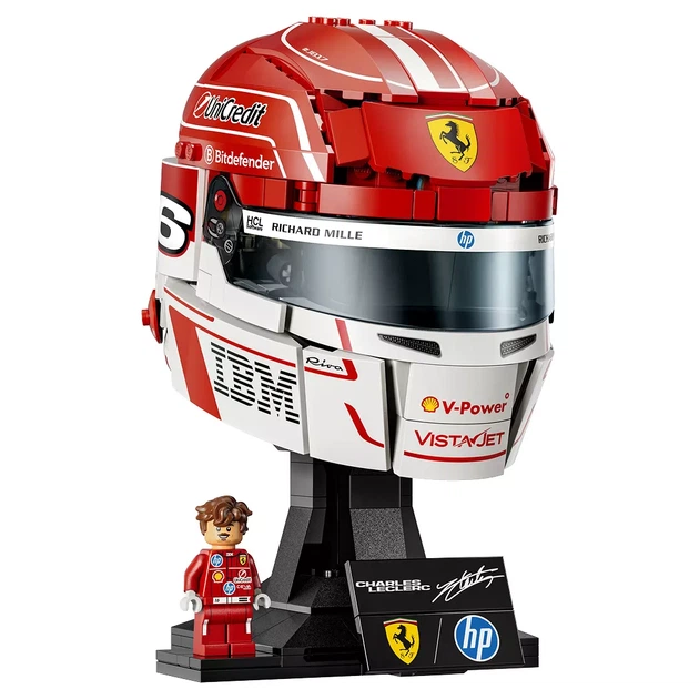Конструктор LEGO Editions Шолом Шарля Леклера з команди Scuderia Ferrari HP (43014) - зображення 3