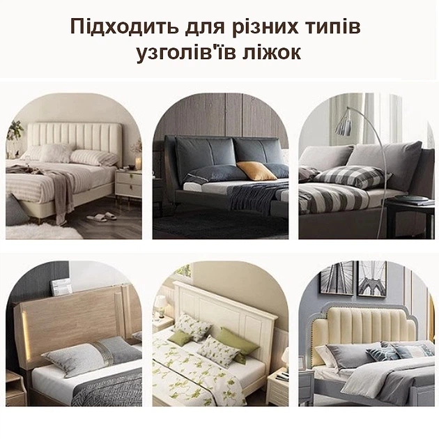 Эластичный защитный чехол на изголовье кровати, 180×90см, Светло-серый (079z) - Фото 3 Эластичный защитный чехол на изголовье кровати, 180×90см, Светло-серый (079z) - изображение 3