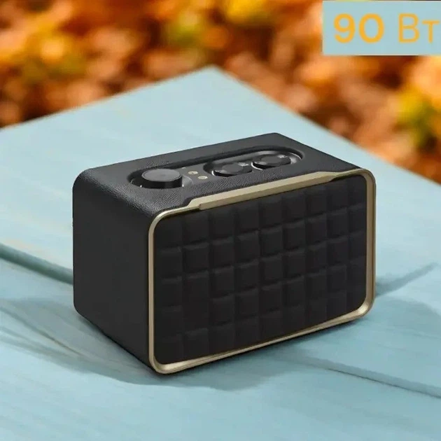 Мобильная портативная колонка Беспроводная 9542 SPS AU200 ретродизайн 90 Вт, Bluetooth - изображение 8