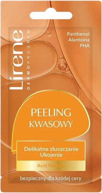 Peeling do twarzy Lirene kwasowy 8 ml (5900717074538) - Zdjęcie 1 Peeling do twarzy Lirene kwasowy 8 ml (5900717074538) - obraz 1