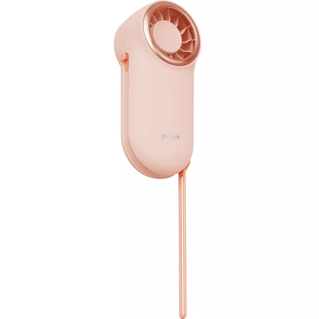 Портативний вентилятор Proove Wing (2000mAh, 4speed, 1.4-4.8h) Peach - Фото 3 Портативний вентилятор Proove Wing (2000mAh, 4speed, 1.4-4.8h) Peach - зображення 3