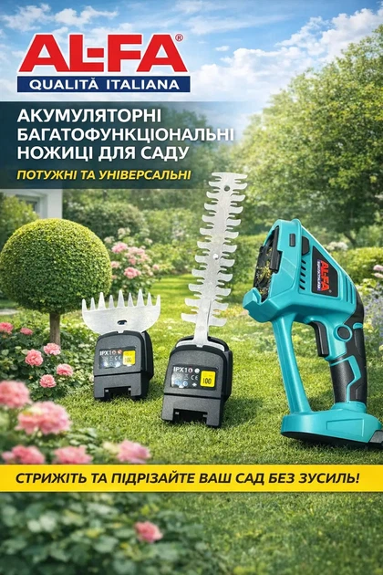 Ножницы для травы и кустов ALFA ALMTW13-20 Удобный инструмент для ухода за садом - Фото 5 Ножницы для травы и кустов ALFA ALMTW13-20 Удобный инструмент для ухода за садом - изображение 5