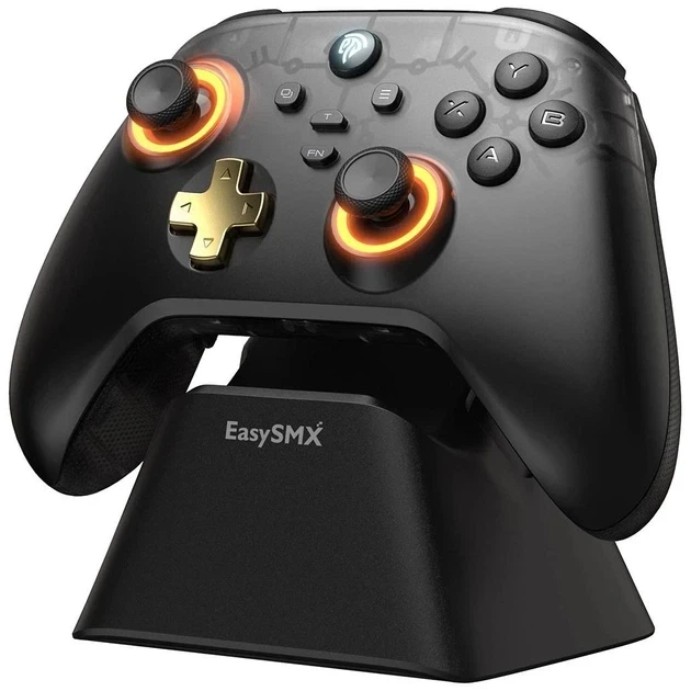 Геймпад EasySMX D05 с док-станцией | беспроводной контроллер Hall Effect RGB для PC / Nintendo Switch / Android / iOS / Steam | - Фото 2 Геймпад EasySMX D05 с док-станцией | беспроводной контроллер Hall Effect RGB для PC / Nintendo Switch / Android / iOS / Steam | - изображение 2