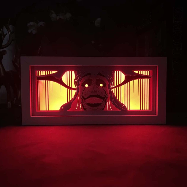 Многослойный Ночник лампа аниме Solo Leveling светильник Statue of God Anime Статуя Бога RGB - изображение 11
