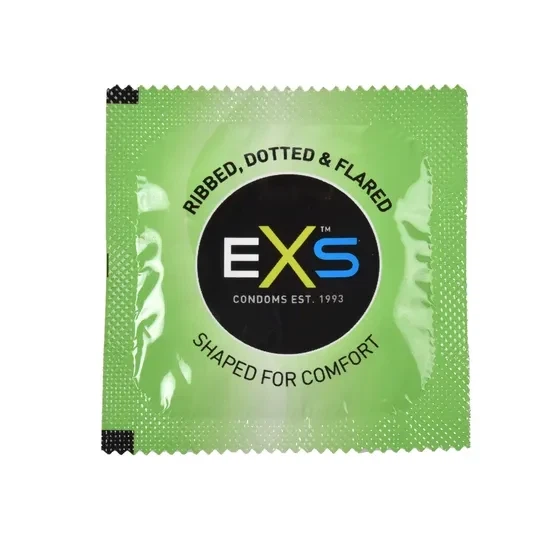 Презервативи EXS 3 в 1 Extreme - з ребристою поверхнею і крапками - Фото 1 Презервативи EXS 3 в 1 Extreme - з ребристою поверхнею і крапками - зображення 1