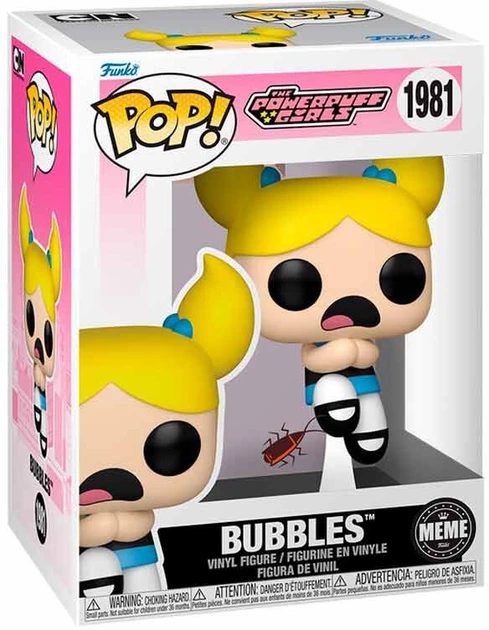 Фигурка Funko Pop! The Powerpuff Girls Bubbles 9 см (889698862424) - Фото 1 Фигурка Funko Pop! The Powerpuff Girls Bubbles 9 см (889698862424) - изображение 1