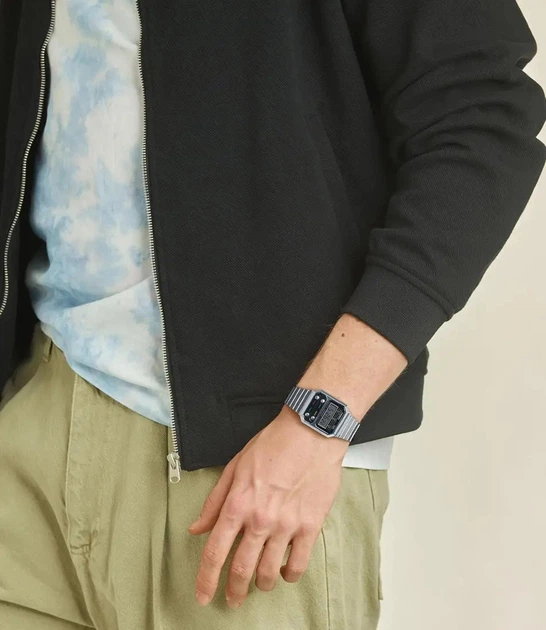 Часы Casio A100WE-1AEF., Серебристый - Фото 4 Часы Casio A100WE-1AEF., Серебристый - изображение 4