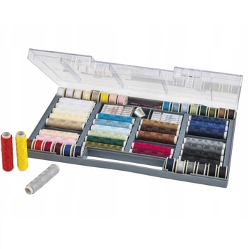 Набор швейных принадлежностей Crelando в пластиковом органайзере 73 предмета комбинированный - изображение 2