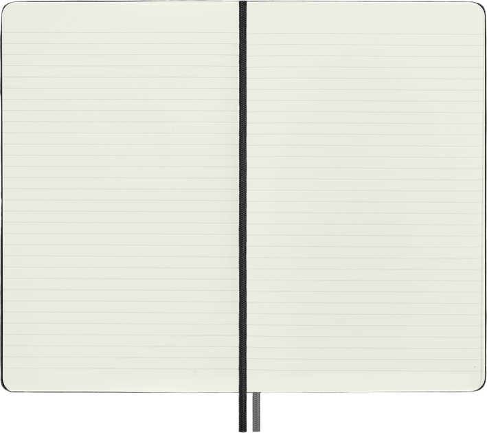 Notes Moleskine Classic Czarny w linie 13 x 21 cm 400 stron (8058647628004) - obraz 4