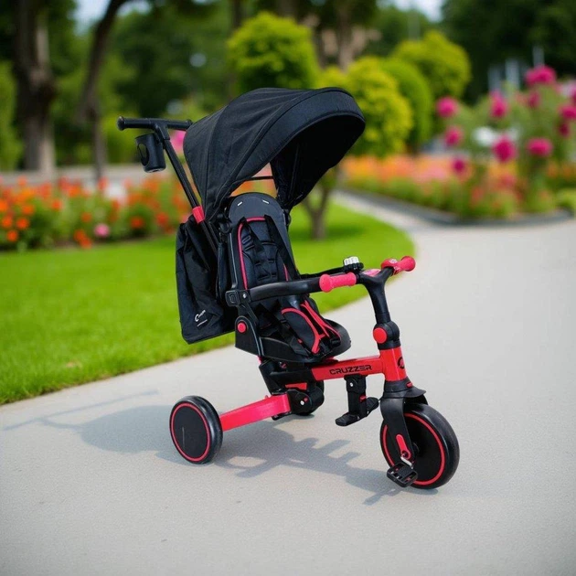 Біговел Tri-cycle 6in1 Milano 002 red, Красный - изображение 3