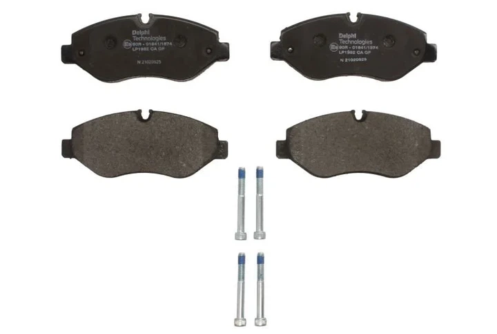 Комплект гальмівних колодок Delphi LP1982 Volkswagen Crafter; Mercedes Sprinter, Vito, V-Class 9064211600, 0044206720, 0044208320 - Фото 1 Комплект гальмівних колодок Delphi LP1982 Volkswagen Crafter; Mercedes Sprinter, Vito, V-Class 9064211600, 0044206720, 0044208320 - изображение 1