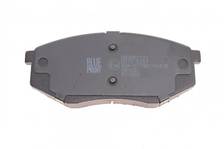 Колодки гальмові BLUE PRINT ADG042125 Hyundai IX20, IX35, Sonata; KIA Soul 581012SA30, 581013SA26, 581011KA00 - Фото 4 Колодки гальмові BLUE PRINT ADG042125 Hyundai IX20, IX35, Sonata; KIA Soul 581012SA30, 581013SA26, 581011KA00 - зображення 4