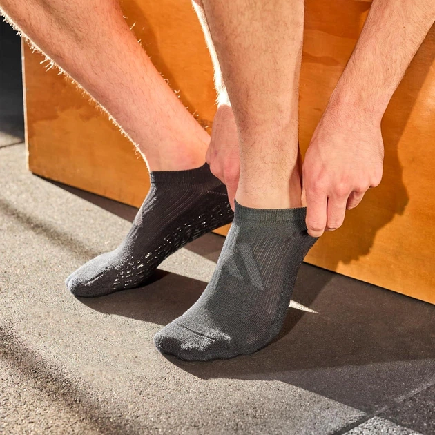 Шкарпетки для йоги Adidas Studio Socks Чорний (L/XL) 42-45 (ADSK-10002BK) - изображение 7
