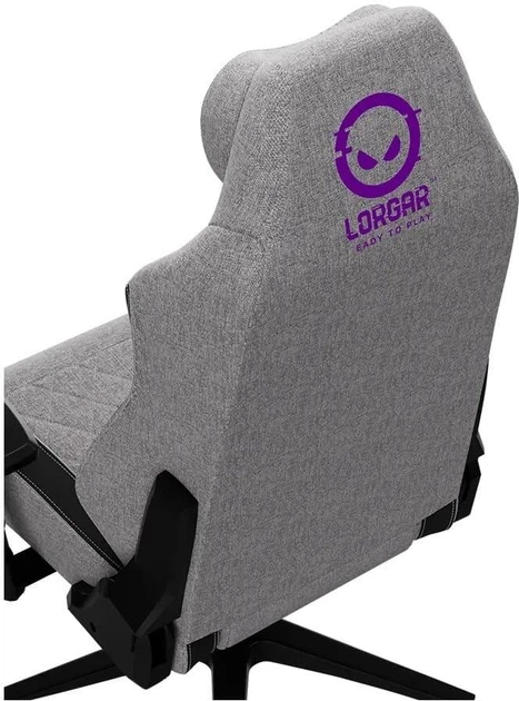 Игровое кресло Lorgar CHA41 Premium Anti-Stain Fabric Grey (LRG-CHA41-GY) - Фото 12 Игровое кресло Lorgar CHA41 Premium Anti-Stain Fabric Grey (LRG-CHA41-GY) - изображение 12