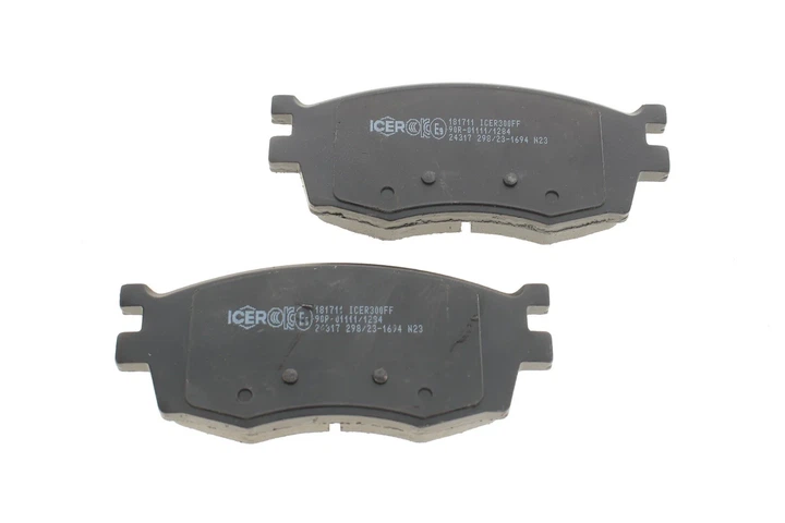 Комплект гальмівних колодок (дискових) ICER 181711 ICER 181711 KIA Rio; Hyundai I20, Accent 581011GA00, 581011GE00, 581011JA10 - Фото 3 Комплект гальмівних колодок (дискових) ICER 181711 ICER 181711 KIA Rio; Hyundai I20, Accent 581011GA00, 581011GE00, 581011JA10 - изображение 3