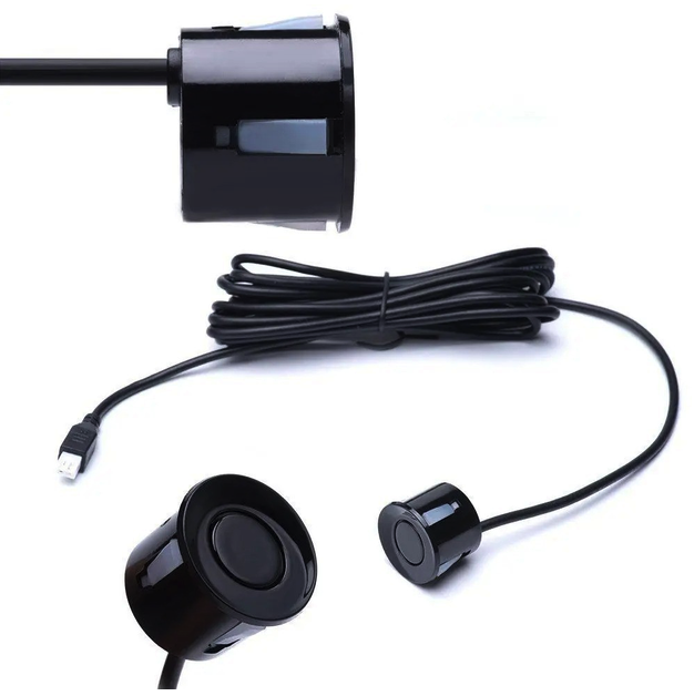 Парковка на 4 датчики паркування Assistant Parking Sensor Black Парктронік з LED дисплеєм та датчиками - зображення 2