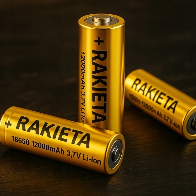 Аккумулятор 18650 Rakieta 12000mAh 3.7V литий-ионный батарейка аккумуляторная 10441 - изображение 8