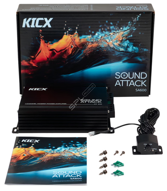 1-канальный усилитель Kicx SA 600D - изображение 8