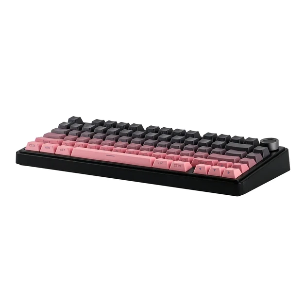 Беспроводная механическая клавиатура AULA F75 Black Pink Gradient, Reaper Switch, размер 75%, RGB подсветки (2.4G/Bluetooth/USB) - изображение 7