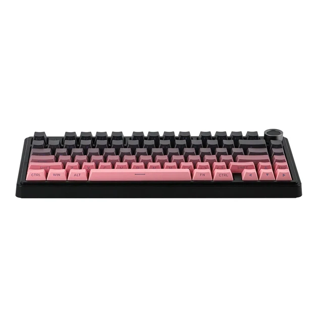 Беспроводная механическая клавиатура AULA F75 Black Pink Gradient, Reaper Switch, размер 75%, RGB подсветки (2.4G/Bluetooth/USB) - изображение 8