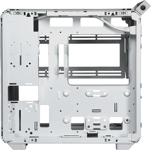 Корпус Cooler Master Qube 500 Flatpack / Без БП / EATX / USB Type-C / Стекло / Белый (101647104) - изображение 7