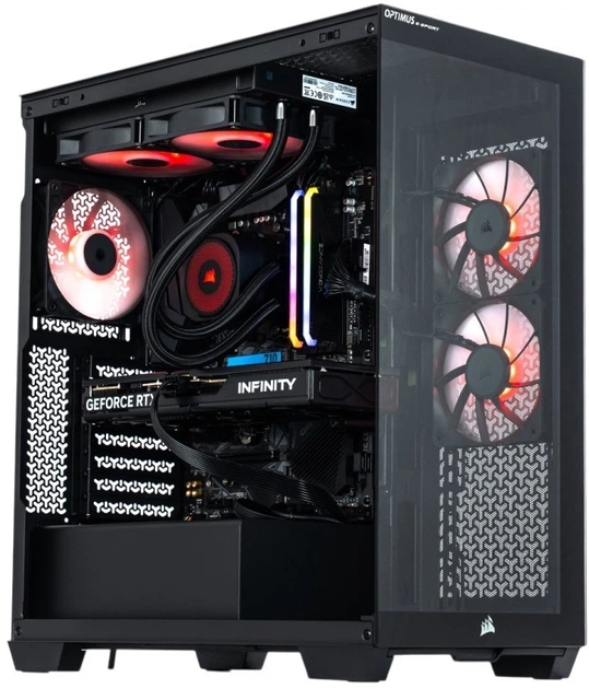 Komputer Optimus E-Sport GB550T-CR8 Black (1141481651) - obraz 2