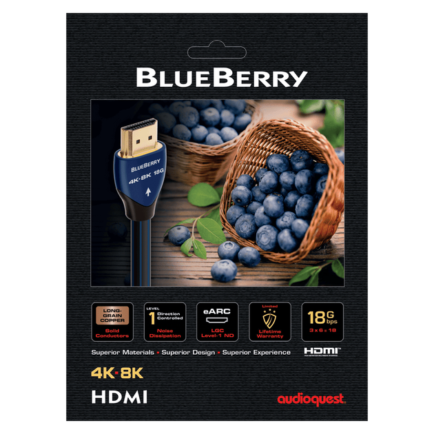 Кабель HDMI Audioquest BlueBerry 18G 1,5m - изображение 2