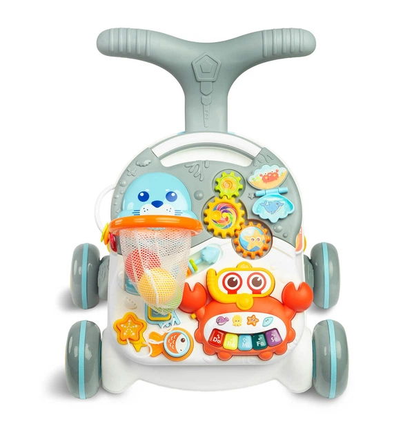 Pchacz-Stolik edukacyjny Toyz by Caretero Spark 2 w 1 Grey TOYZ-20951 (5908310395616) - Zdjęcie 2 Pchacz-Stolik edukacyjny Toyz by Caretero Spark 2 w 1 Grey TOYZ-20951 (5908310395616) - obraz 2